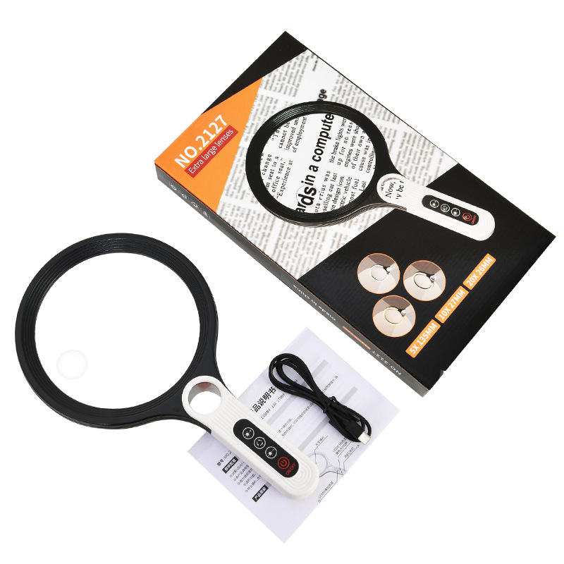 Handheld lens charging