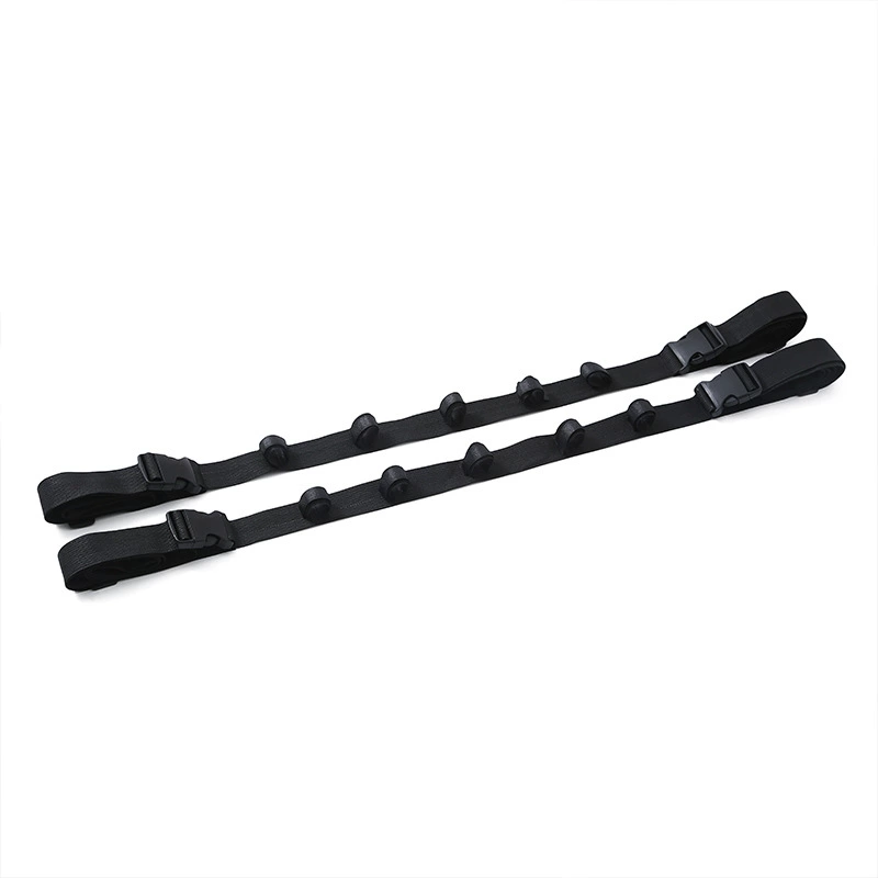 Travel tubing, adjustable belt, storage system, clips included