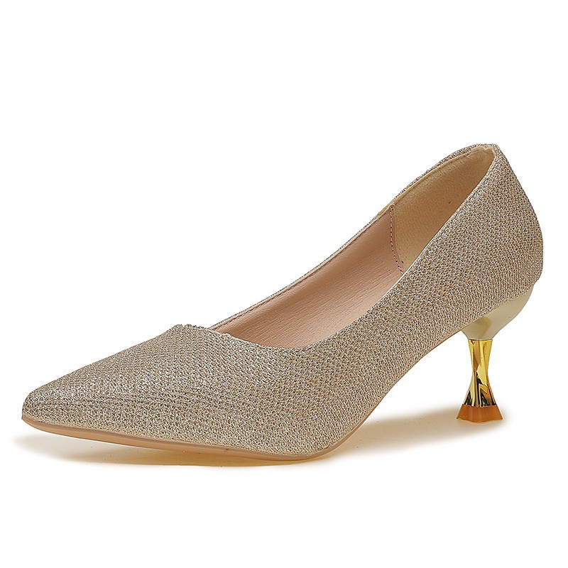 2026 primavera y verano nuevo estilo coreano de moda sexy tacones altos zapatos de trabajo de tacones delgados zapatos de mujer superficiales