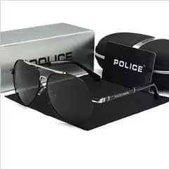 Police-Style Men’s Polarized Sunglasses Oversized Driving Shades UV Protection Classic Aviator 758