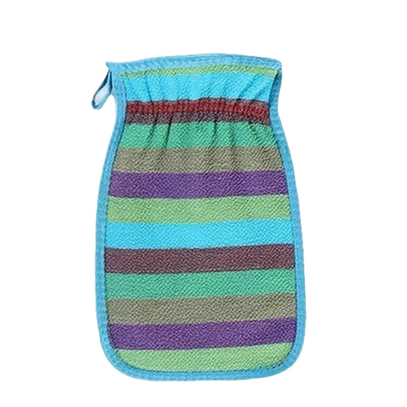 Arco iris rayas toallas de toallas de baño para hombres y mujeres dos lados espalda toallas de baño guantes de lavado de arena gris gruesa toallas de toallas de baño