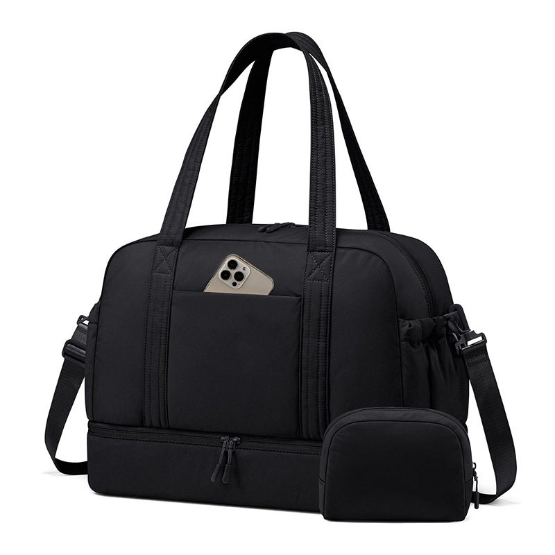 Amazon nueva bolsa de fitness de fin de semana para mujeres con zapato compartimiento bolsa de viaje con bolsa mojada bolsa de viaje bolsa de mano