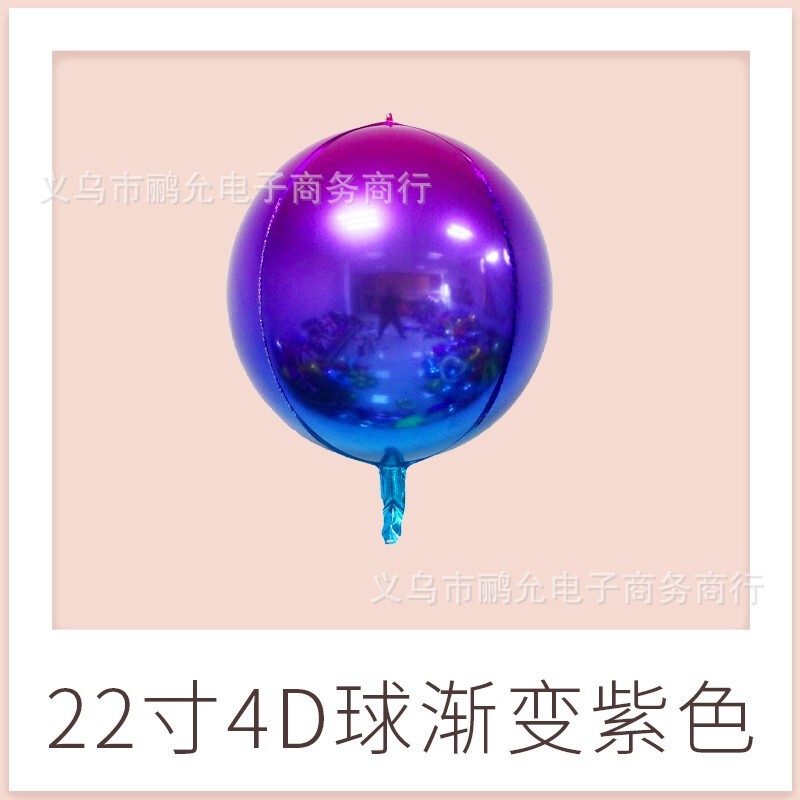 クロスボーダー 10/15/18/22/32 インチ 4D ラウンドアルミ箔アルミフィルムバルーン誕生日パーティーショッピングモールイベント装飾ボール|undefined