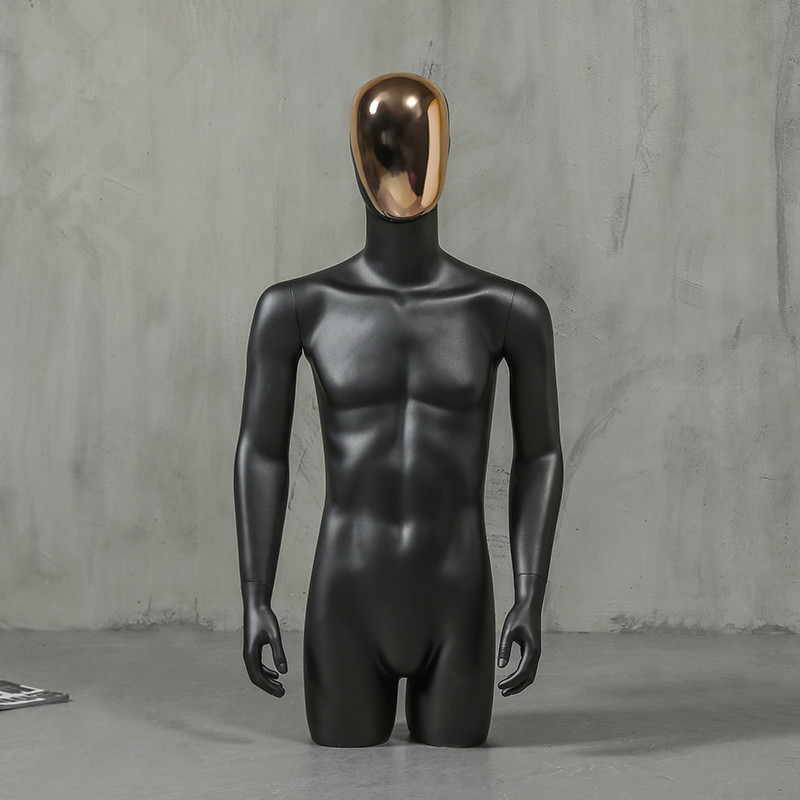 Maniquí Masculino de Cuerpo Completo de Fibra de Vidrio Galvanizado para Tienda de Ropa