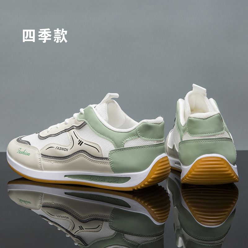 Comercio exterior al por mayor zapatos de hombre primavera nuevos zapatos deportivos ociosos Agan con suela suave en línea popularidad pop-up zapatos de moda zapatos para correr