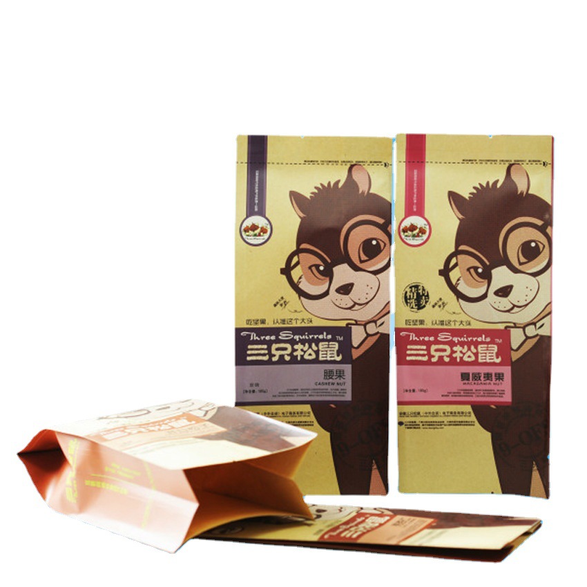 开心果包装袋通用 四边开窗环保 纸袋防水纸塑复合包装袋