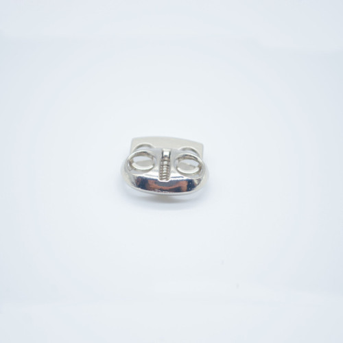 Metal spring buckle pig nose buckle double hole cylindrical pendant hat mine buckle clothing bags and accessories buttons small flat buckle wholesale