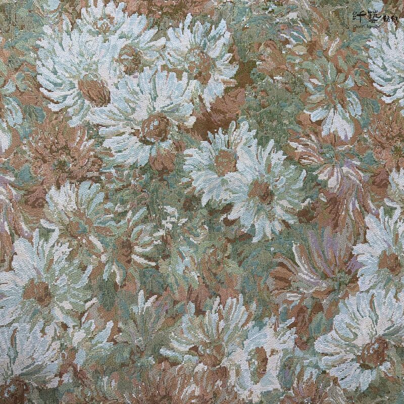 タンポポの花の油絵風テーブルマット、軽い高級感、断熱性と火傷防止性の綿と麻の洋食マット、厚みのあるティーコースター|undefined