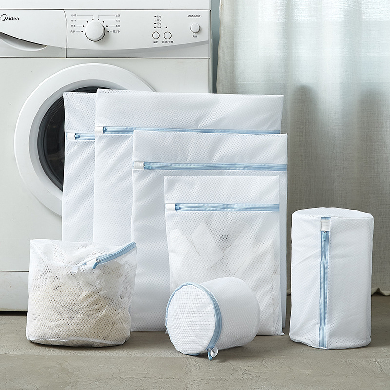 Fábrica nueva bolsa de malla de lavandería engrosada bolsa de malla de diamante lavadora doméstica sujetador especial bolsa de ropa interior al por mayor
