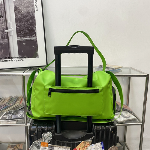 Internet celebrity sports new fitness bag waterproof travel bag large capacity casual Oxford cloth one-shoulder cross-body luggage bag travel