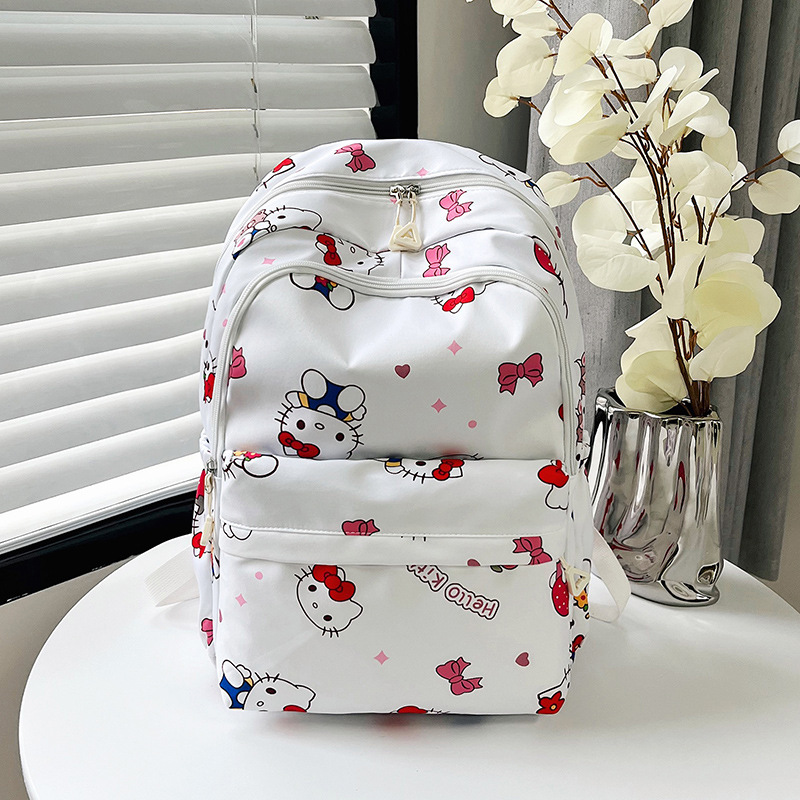 Nueva mochila casual japonesa Kuromi mochila de estudiantes de secundaria simple mochila de computadora de gran capacidad de mujer mochila impresa
