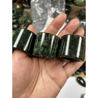 高品质藏玉药王石高冰玉化强磁西藏藏宝陨玉大指环扳指戒指挂件