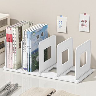 Book Stand Desktop Bookshelf Divider Bezel Book Desk Storage Rack Student School High School Book Foldableable