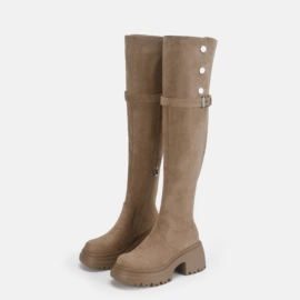 女式皮靴;女式制服皮鞋;高跟凉鞋