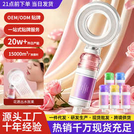 跨境批发VC香薰净水抑菌除氯养肤护发淋浴增压过滤滤芯香氛花洒