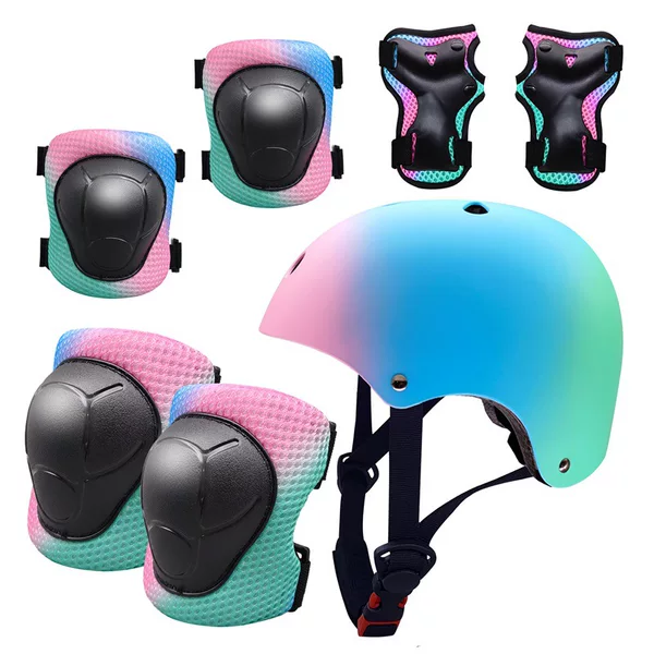 Gradient men's and women's helmet protective gear skateboard roller skating balance car head protection suit children's torsion bike riding manufacturers wholesale