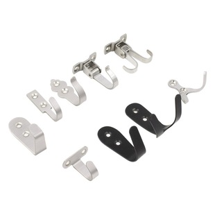 Dinit Stainless Steel U-shaped Single Hook Thickened J-shaped Single Hook Door Rear Cloth Hook Wall Hook Hardware Accessories Single Hook