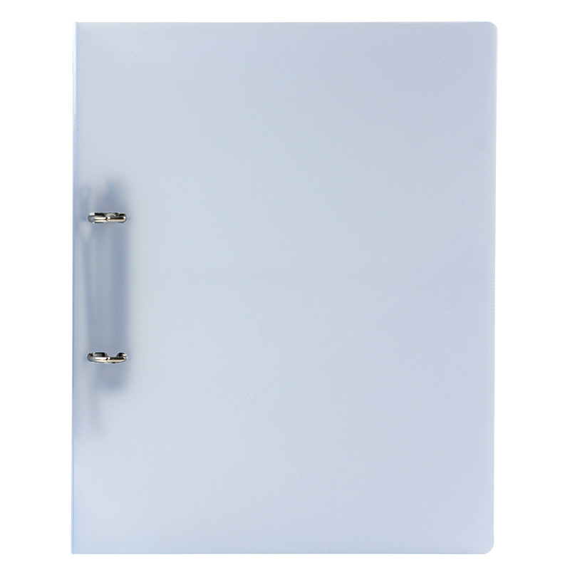 Jindeli large two-hole d-clip punch loose-leaf folder A4 transparent insert double-hole file data plastic wear