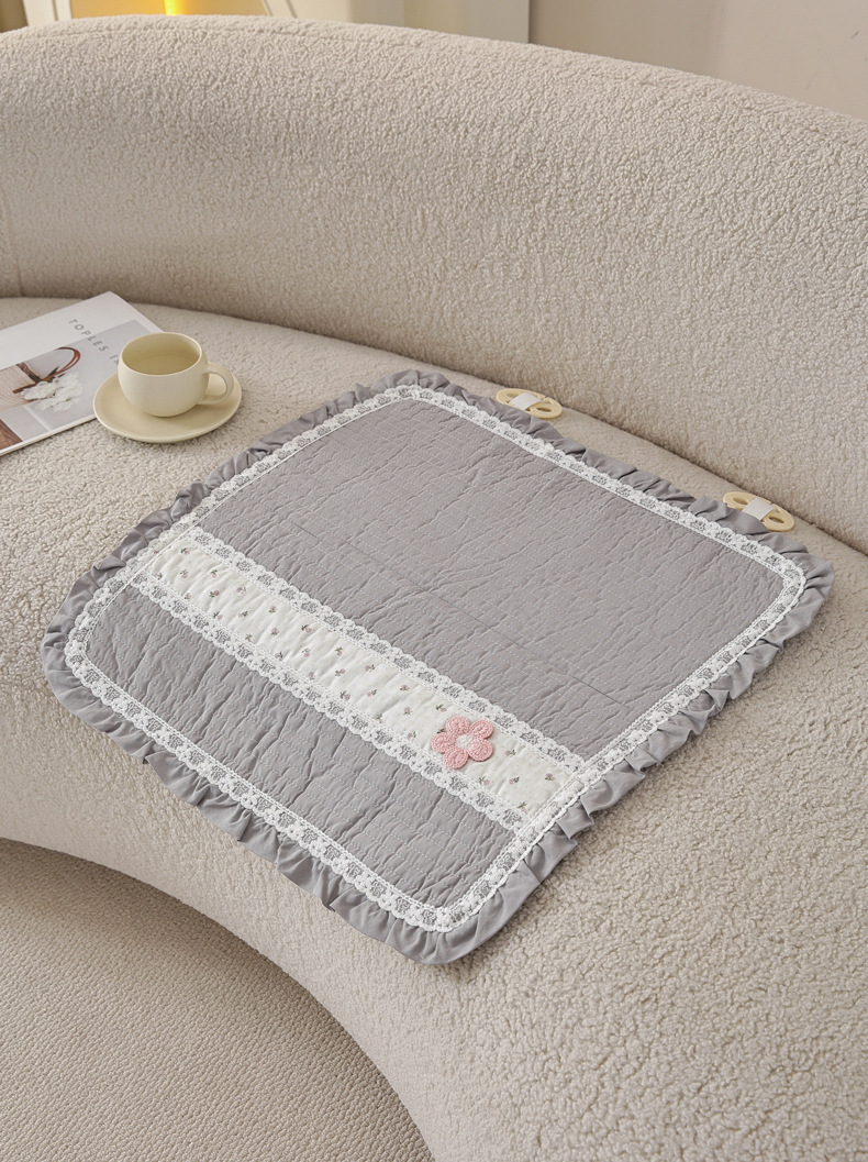 2026 new car seat cushion, pure cotton, suitable for all seasons, single-piece design for the driver's seat, long strip for the rear seat, non-slip, three-piece set