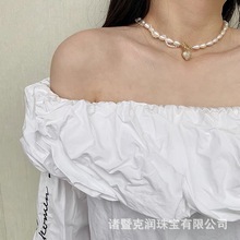淡水珍珠项链多带款式珍珠吊坠项链欧美ins风项链