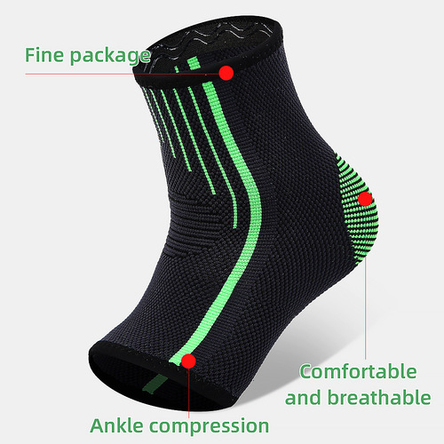 New Knitted Elastic Ankle Protector Anti-twist Foot Wrist Ankle Men and Women Breathable Running Fitness 