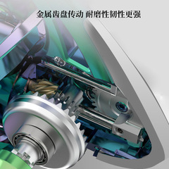 King Shark King Fishing Reel Sparkling Metal Electroplated Paint Aircraft Aluminum Alloy All Metal Line Cup No Gap Spinning Reel