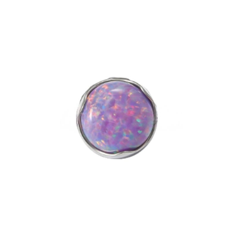 G23 Titanium Alloy External Thread Wave Opal Lip Nail Eyebrow Ear Bone Body Piercing Jewelry Wholesale detail image 11