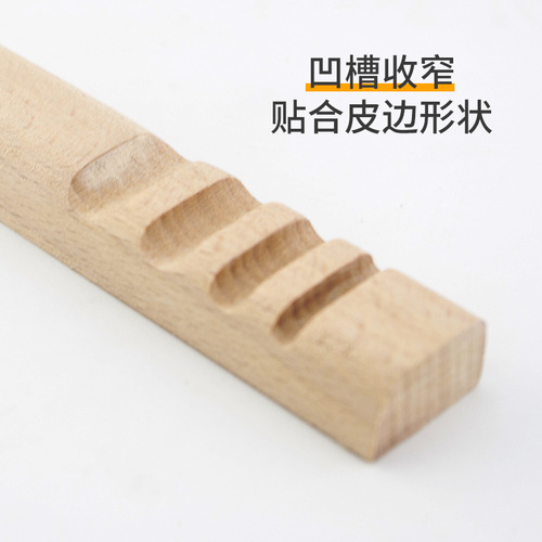 Cherry wood polishing rod, round stick, flat rod, round disc, round edge ring, skin edge, polishing grinding round chamfering tool