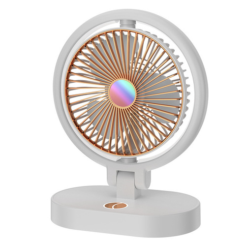 New multifunction desk lamp fan with USB charging, foldable, multi-level adjustment, with lighting, wholesale