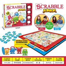 跨境SCRABBLE GAME糖果拼单词游戏儿童亲子桌面游戏对战卡牌玩具