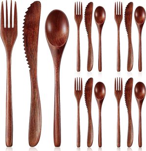 ��ʽ��y�;����ӵ���������b�����׿����� Wooden Cutlery Set