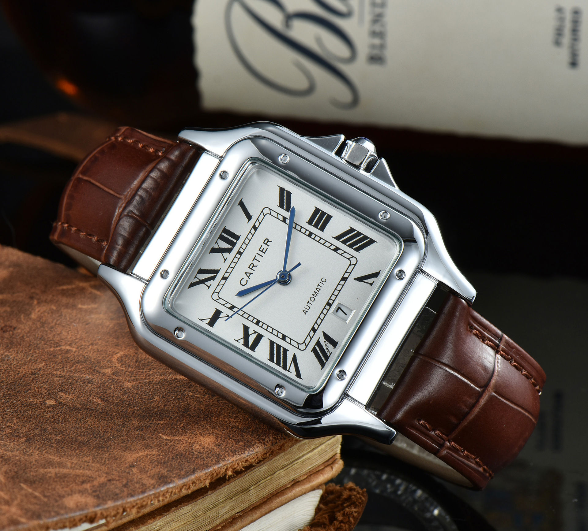 2023 Aliexpress Cross-Border Series Three-Hand Quartz Watch Men's Mesh Strap Watch European and American Watch