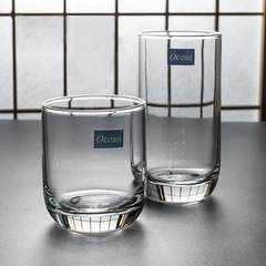 クリスタルグラスホテルガラスうがいカップ家庭用クリエイティブシンプルなコップ耐熱ガラス茶カップジュースカップ