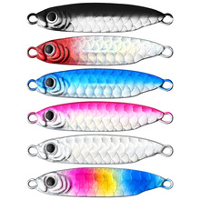 远投铁板铅鱼蓝路亚假饵刀鱼鳞铁板铅鱼7-25g克重海船钓翘嘴鲈鱼