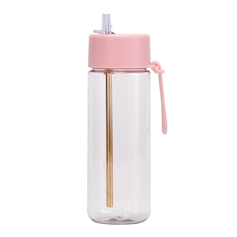 Casual Vacation Solid Color Plastic Water Bottles 1 Piece display picture 6