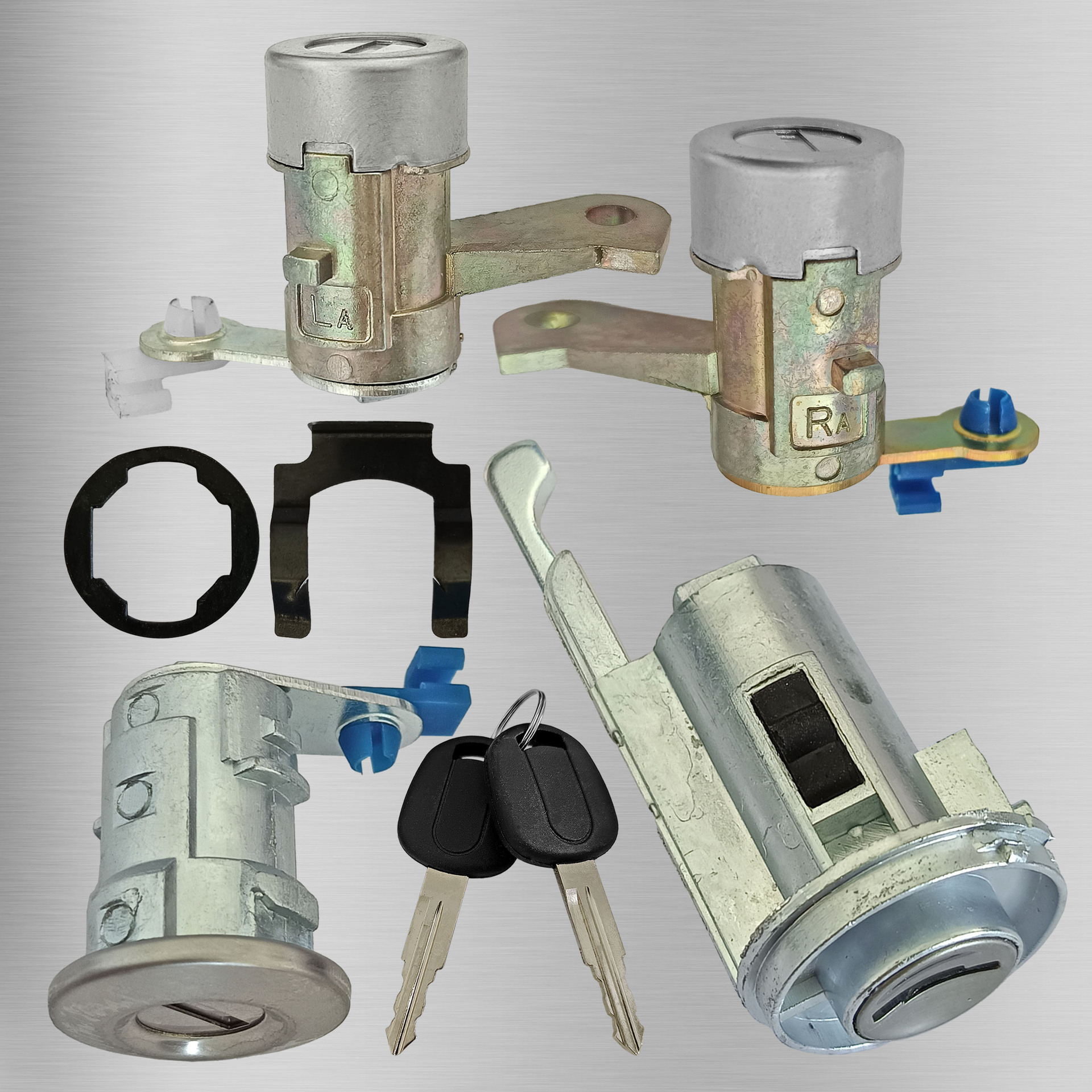 Aplicable a Buick New Kaiyue gran manija cerradura de encendido cerradura de la puerta trasera 2 llaves 2 accesorios