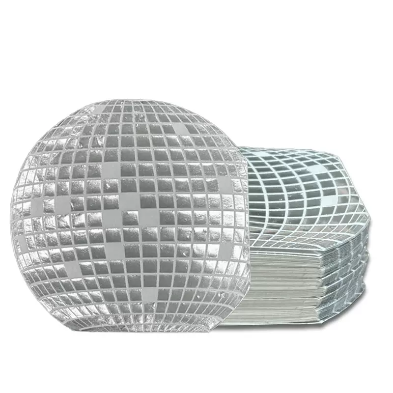 安友跨境源头供应厂家迪厅球闪亮烫银酒吧蹦迪可降解餐巾纸圆形纸