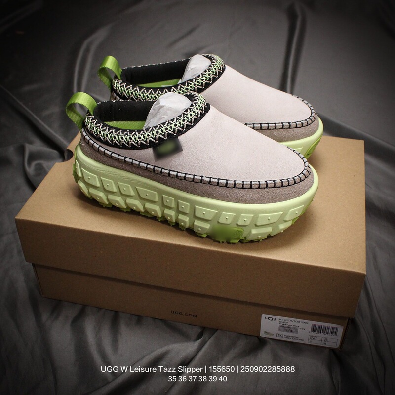 Gg Series Women's New Tasman Tire-Soled Cotton Shoes, Thick-Soled, Height-Increasing, Comfortable, Warm, Casual Shoes for Women
