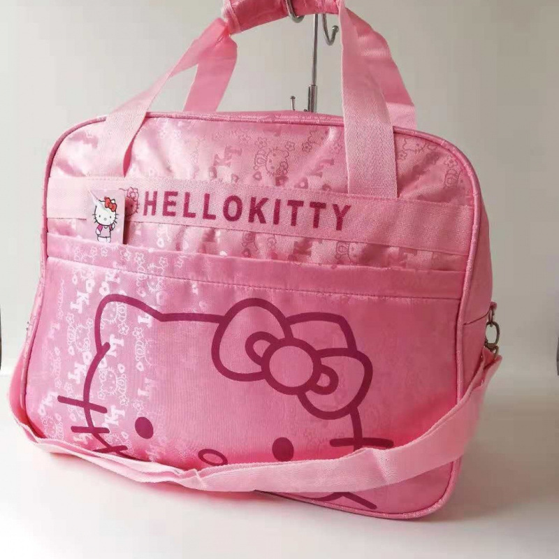 短距離旅行バッグかわいい KT 猫クロスボディ荷物バッグ旅行バッグ漫画ポータブルショルダーバッグ母親のマタニティバッグ|undefined