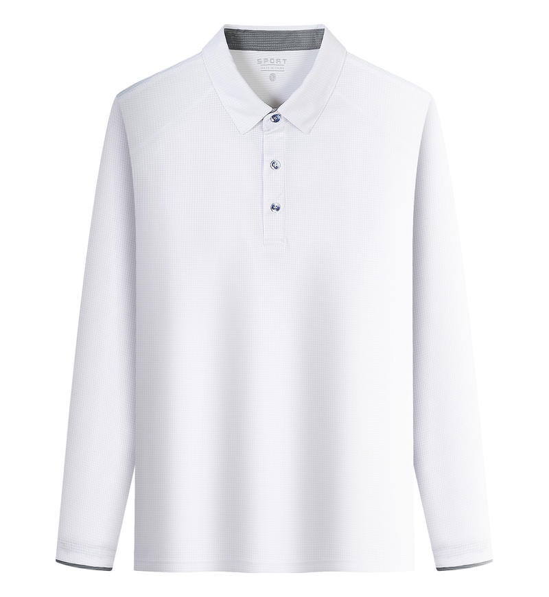 White Lapel Long Sleeve