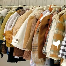 儿童外套 湖州织里2023年冬季女童防风保暖外套加厚棉服新款 童装