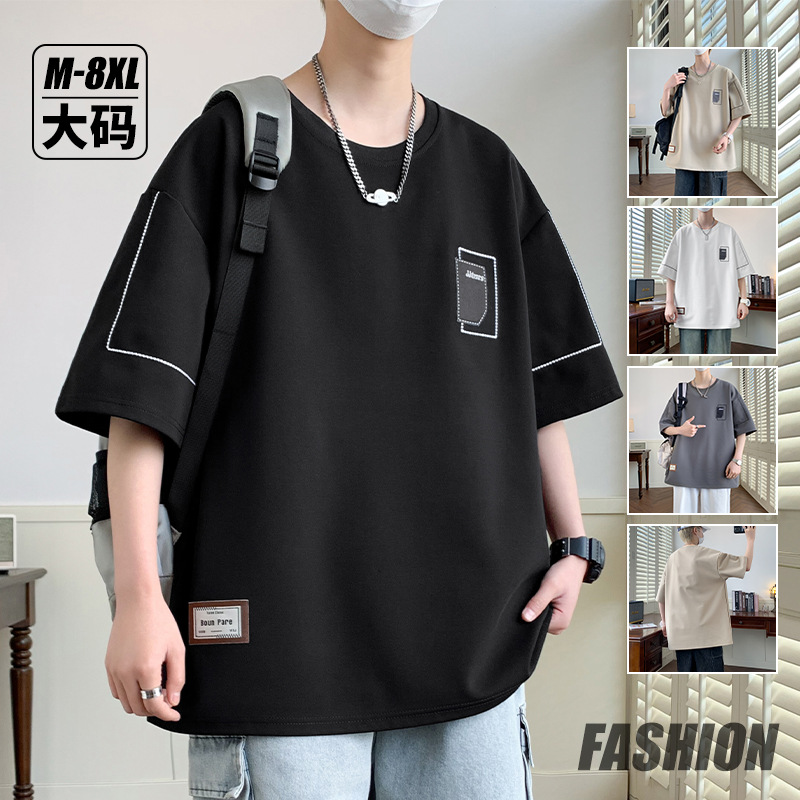 [Yi Pin Yuan] YPY-8866-P Small Size 20 Large Size 23 Summer Trend American Design Sense Short Sleeve Men