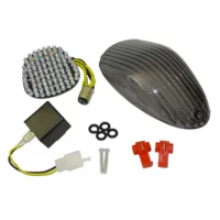 Подходит для Kawasaki Vulcan 1500 1600 Mean Streak LED задний задний свет рулевого стоп-света