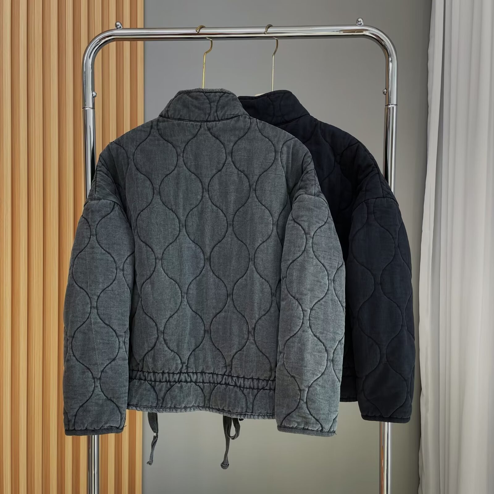 2024 Autumn/Winter New Product: Women's Wear, Urban Leisure, Water Washed Cotton Jacket, W027 6_voghion.com