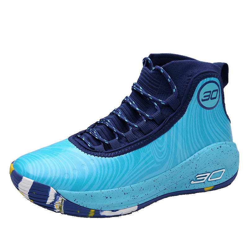 Pequeño tamaño 34 comercio exterior grande nuevo tipo de zapatos de baloncesto para hombres zapatos de alta altura zapatos antideslizantes zapatos de carrera