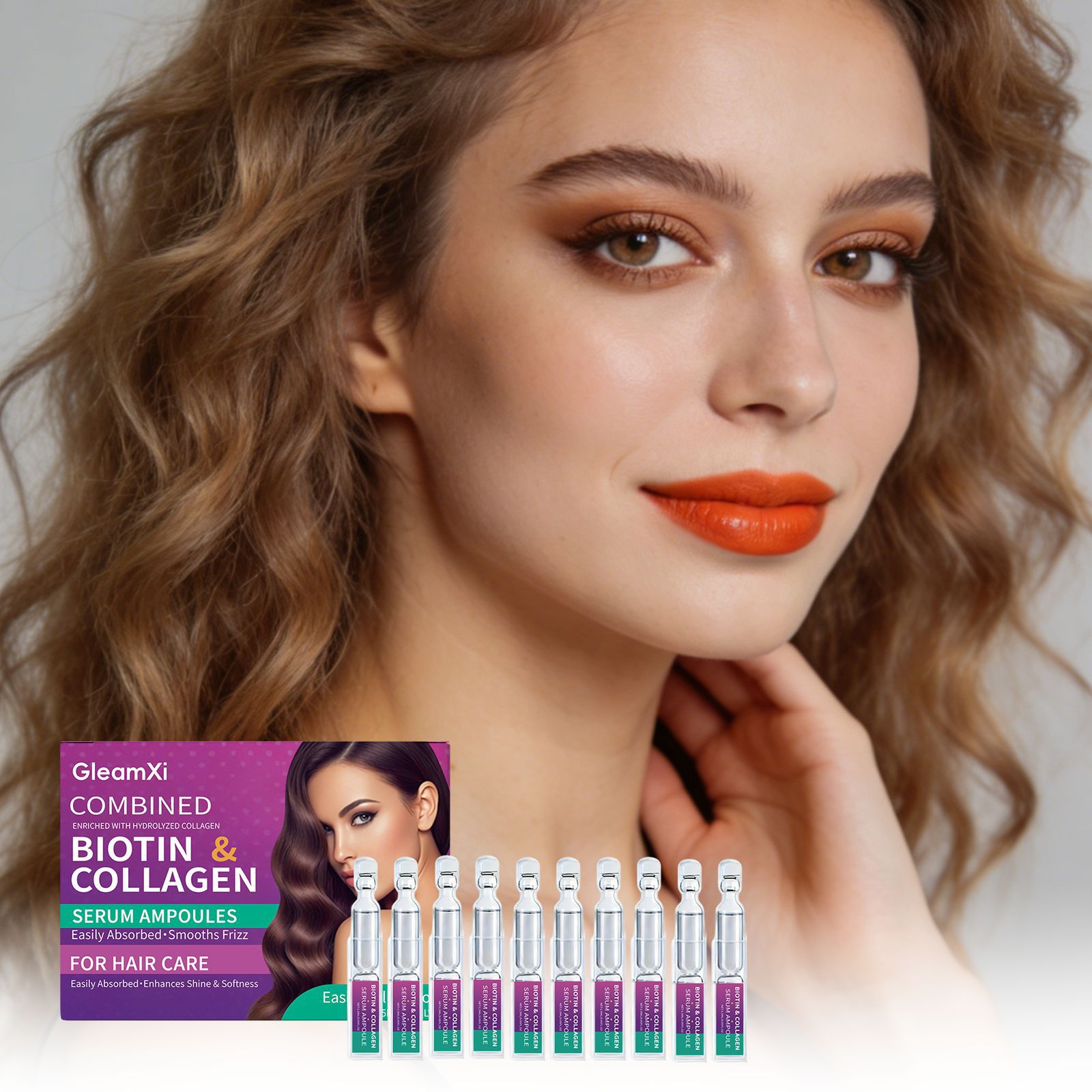 GleamXi 护发精华安瓶 呵护头发保湿顺滑秀发滋润发丝精华安瓶