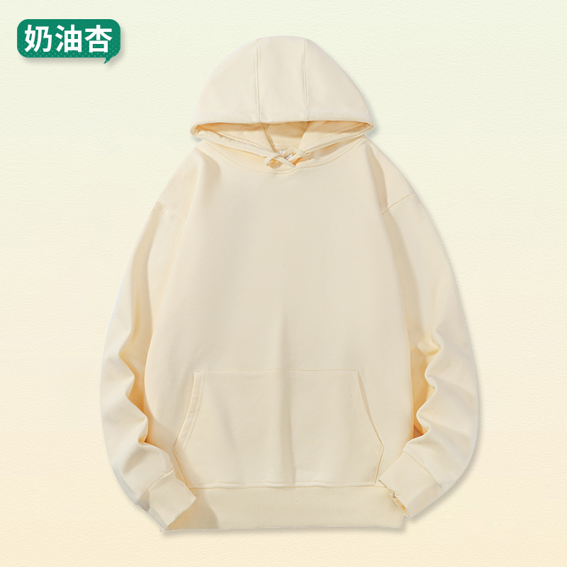 Hombres pesado engrosada suéter con capucha nuevo color sólido algodón suelto ameikaji HOODIE abrigo otoño capucha