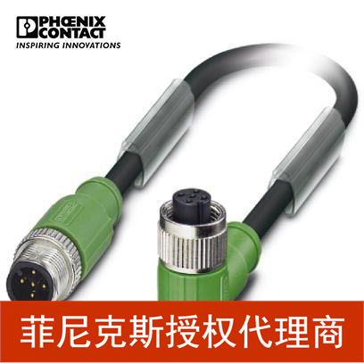 菲尼克斯传感器/执行器电缆SAC-5P-M12MS/ 1,5-PUR/M12FR
