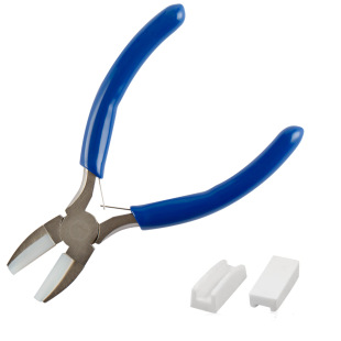 blue 5.3 inch nylon pliers jewelry nylon pliers diy jewelry jewelry handmade repair tool pliers