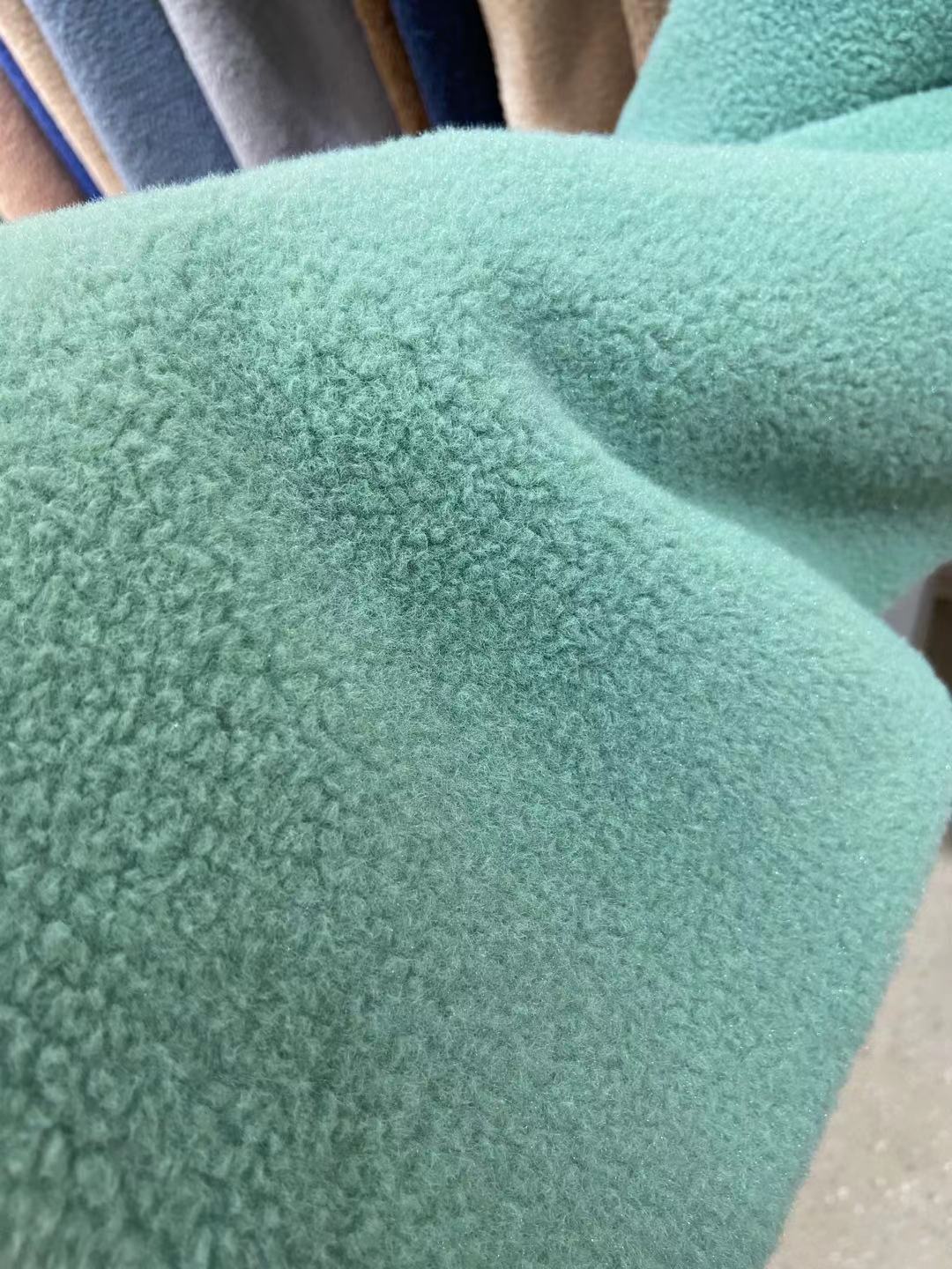 Nuevo en stock super suave Hao cachemir de Cachemira imitación Cachemira grano terciopelo tela Otoño e Invierno ropa juguete bufanda tela